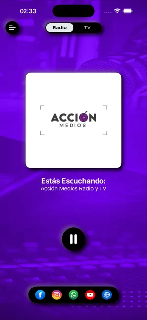 Accion Medios Radio y TV screenshot 2