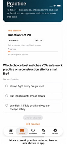 VCA Safety Master Prep Screenshot 4 of 9