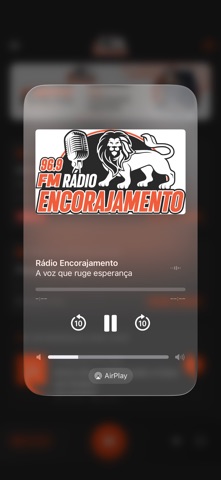 Rádio Encorajamento iPhone screenshot