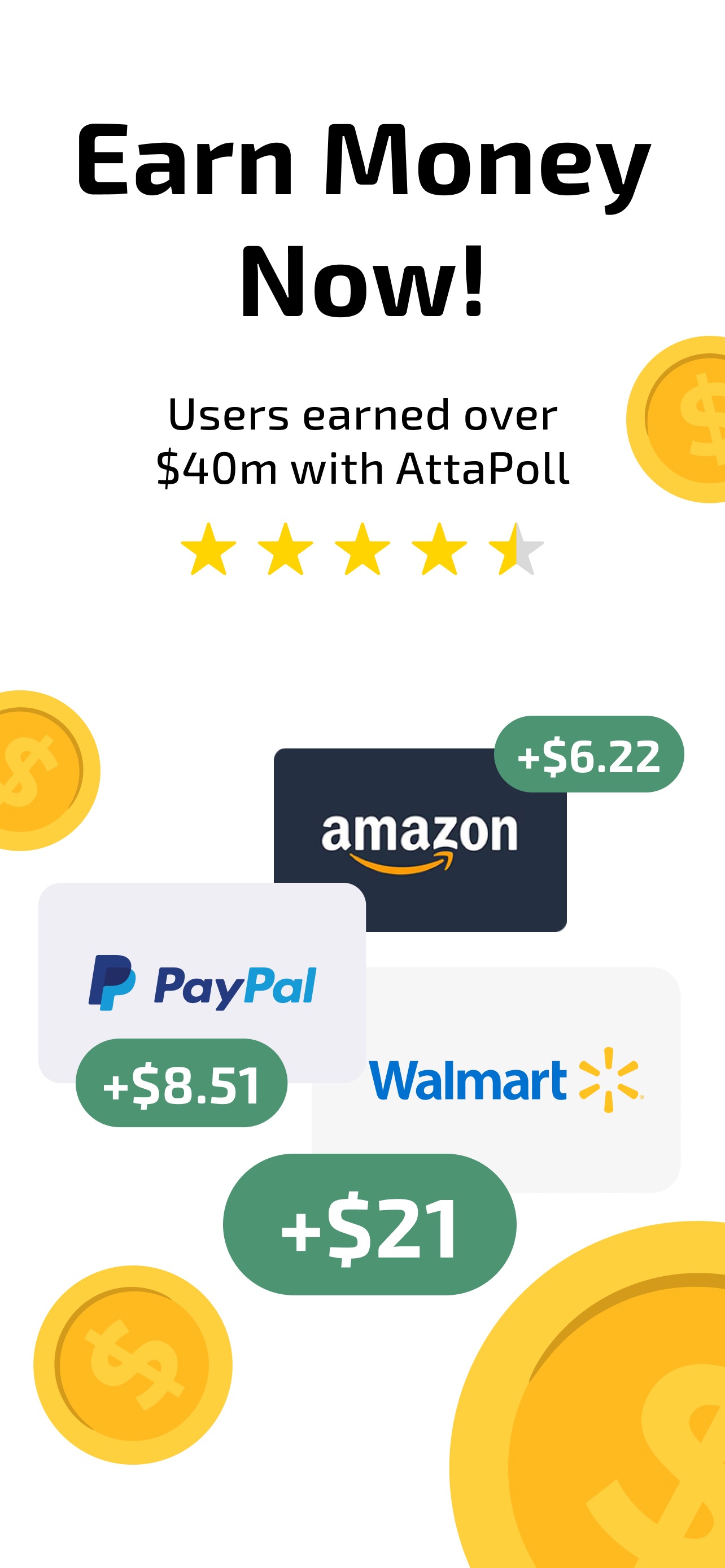 AttaPoll Surveys - Earn Money 스크린샷 1