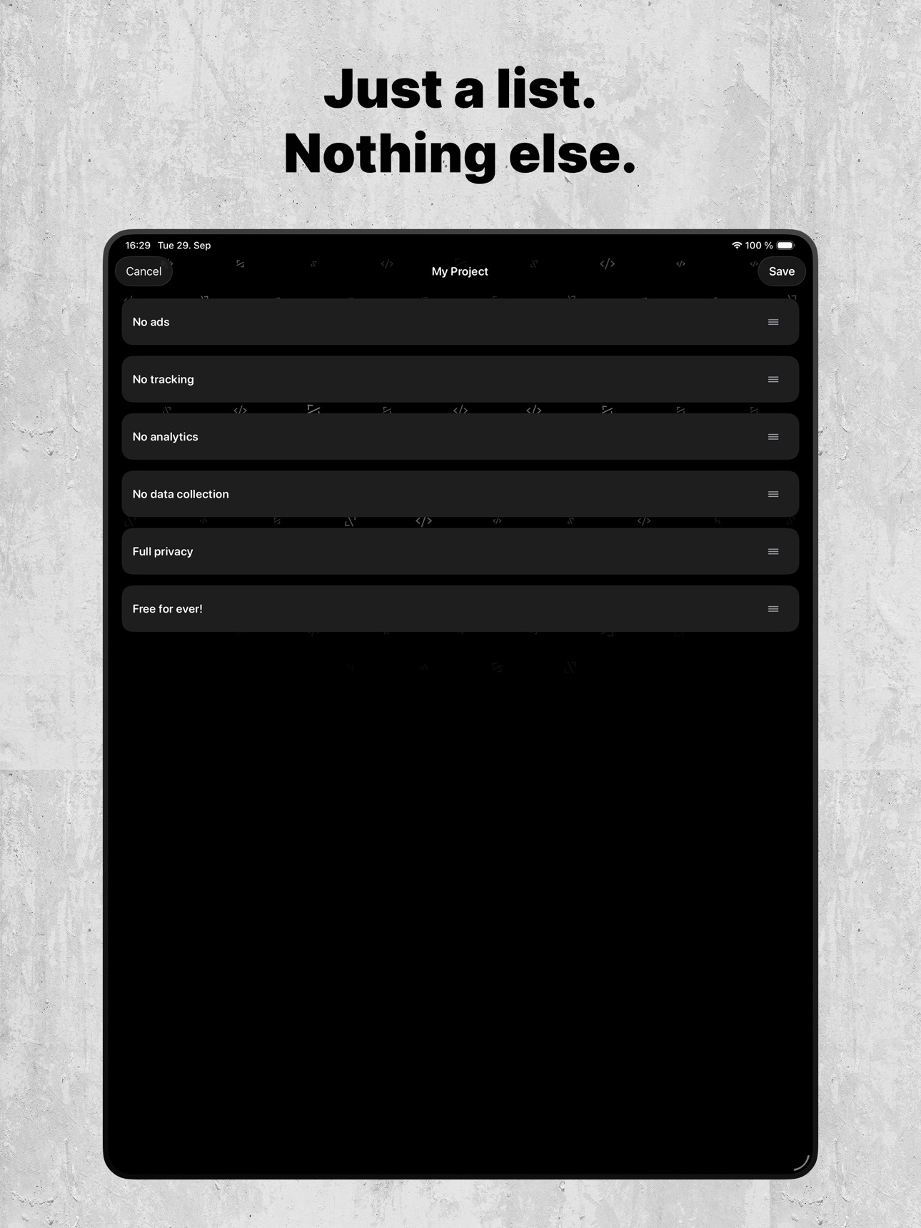 Screenshot 12 of {List}