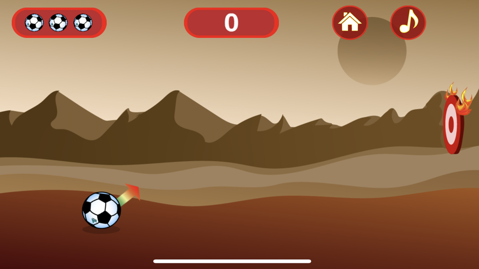 #2. Flaming Target (iOS) By: Albiona Ajeti