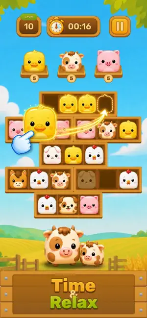Sort Master 3D: Animal Match 3 screenshot 2