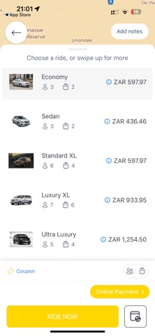 Garden Route App screenshot
