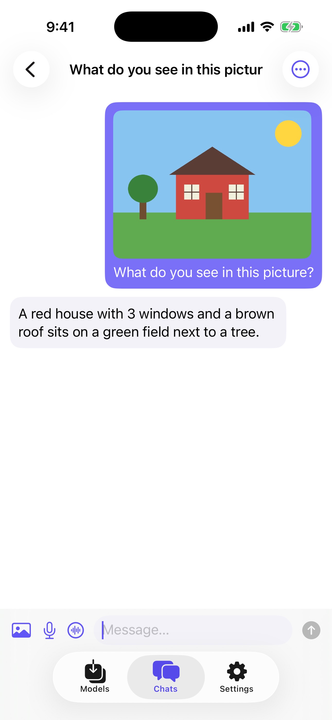 Screenshot 3 of PocketLLM: Offline AI Chat