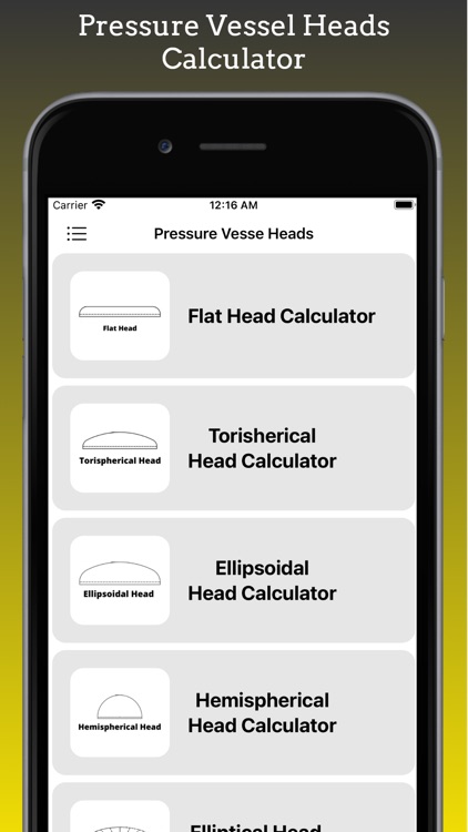 Pressure Vessel Heads