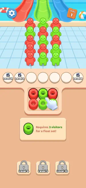 Aquapark Craze - Sort Puzzle screenshot 1