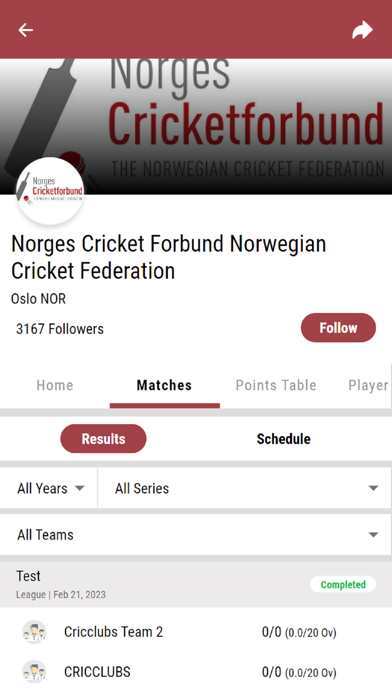 Norway Cricket Screenshot