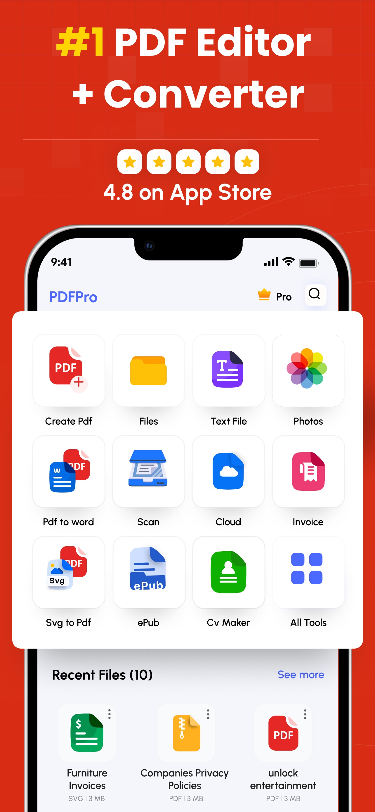 PDF Converter - PDF Editor・ screenshot 1