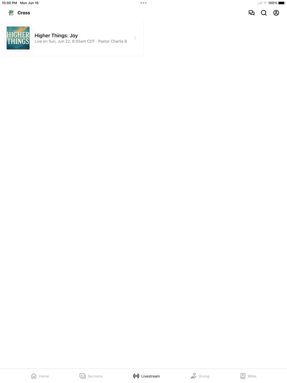 Cross Lutheran Church iPad screenshot 3 - Education app