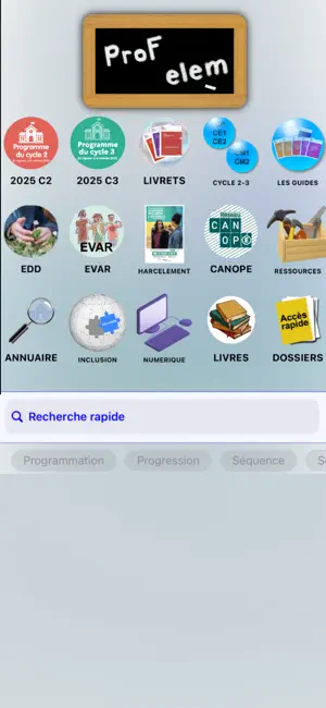 Prof-elem screenshot 1