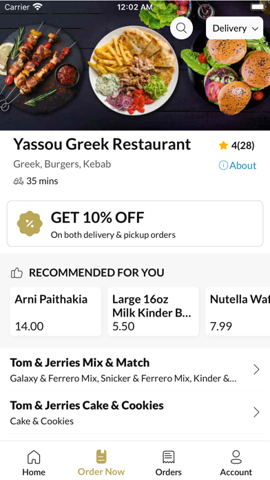 Yassou Greek Restaurant Screenshot