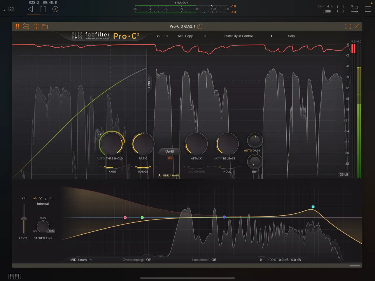 #3. FabFilter Pro-C 3 (iOS) De: FabFilter