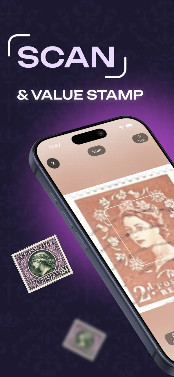 #1. Stamp ID & Value Scanner (iOS) Podle: Szymon Niemiec