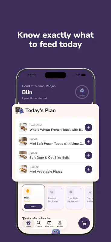 Nica: Baby Food & Meal Planner screenshot 1 of 6