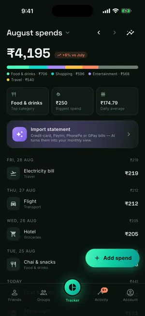 Split Wisely — Split & Track screenshot 3
