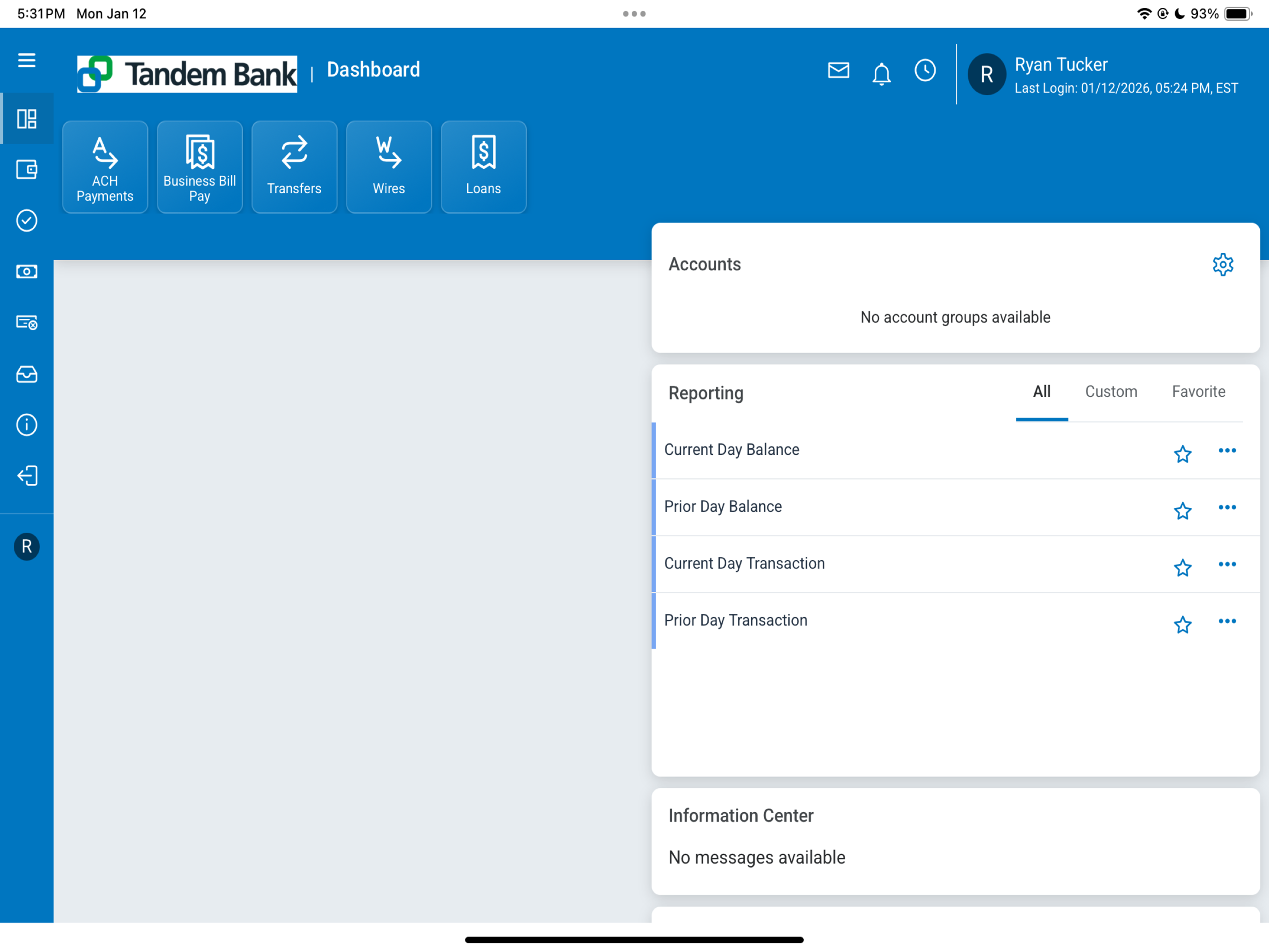 Tandem Bank Treasury Mgmt screenshot 3