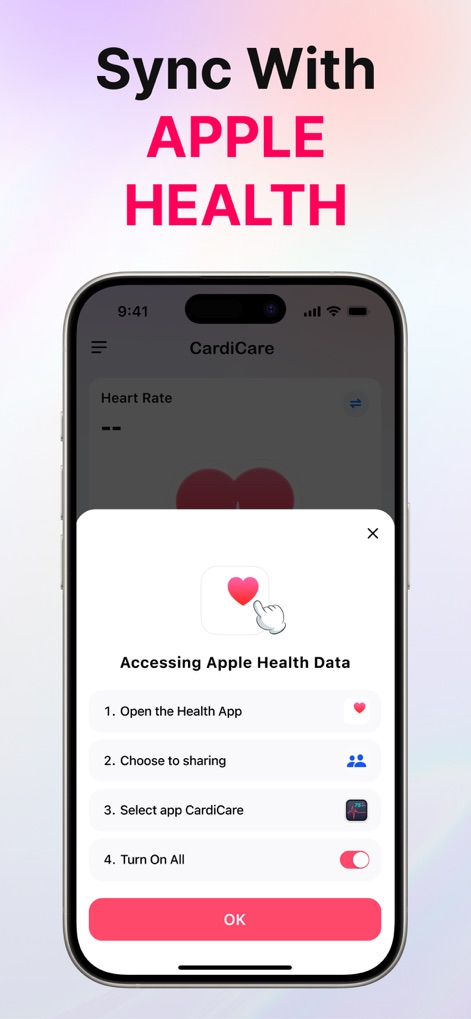 CardiCare - Heart Rate&Health - Health & Fitness App | MWM