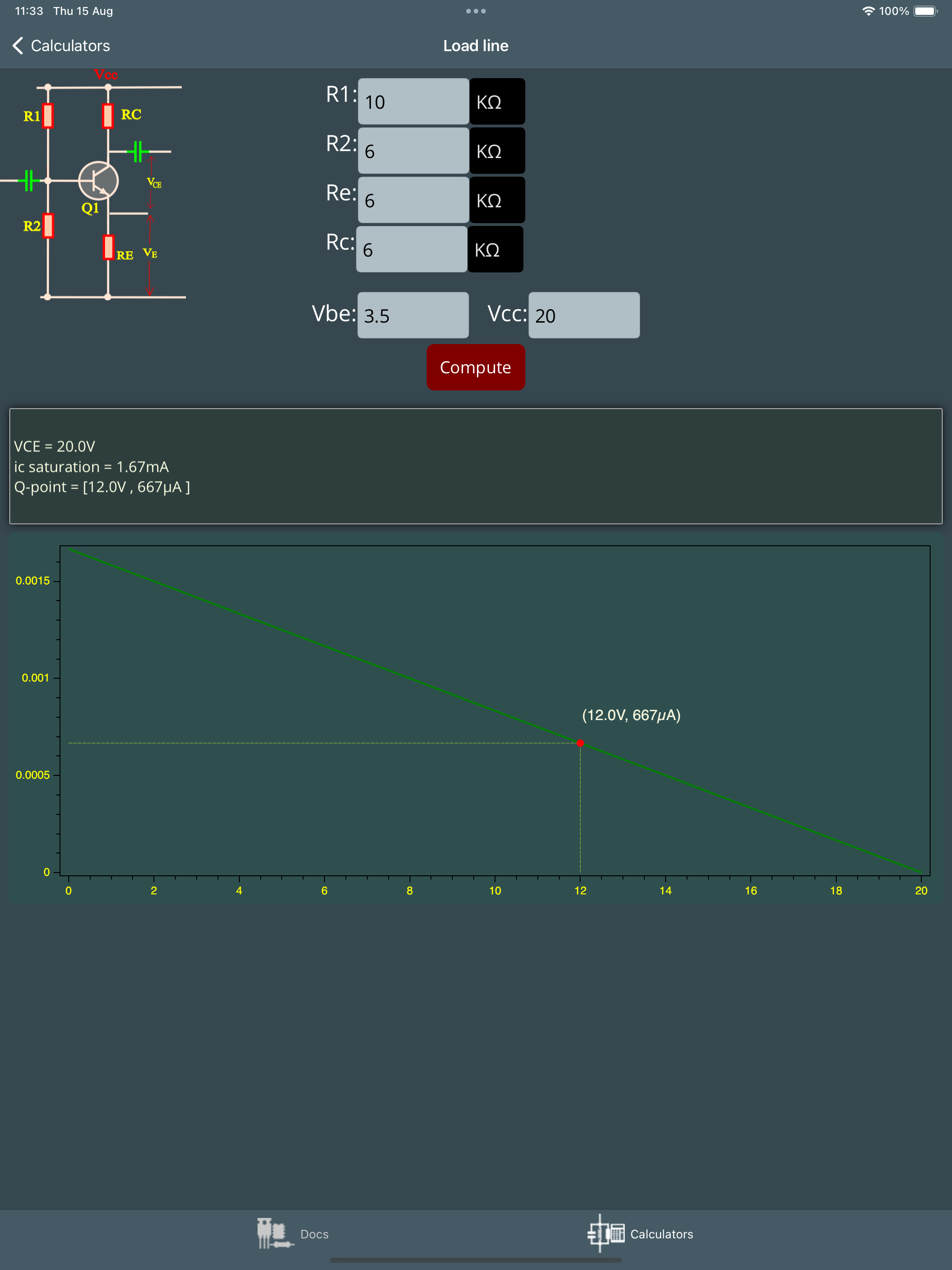 Electronics docs & calculators