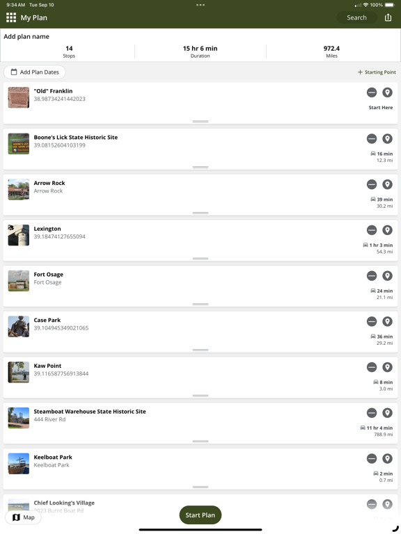 Lewis & Clark Trail Experience iPad screenshot 8 - Travel app