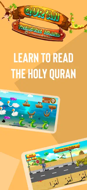Quran Treasure Island for Kids screenshot 1