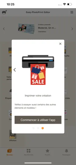 Capture d'écran de Easy-PhotoPrint Editor sur iPhone 3