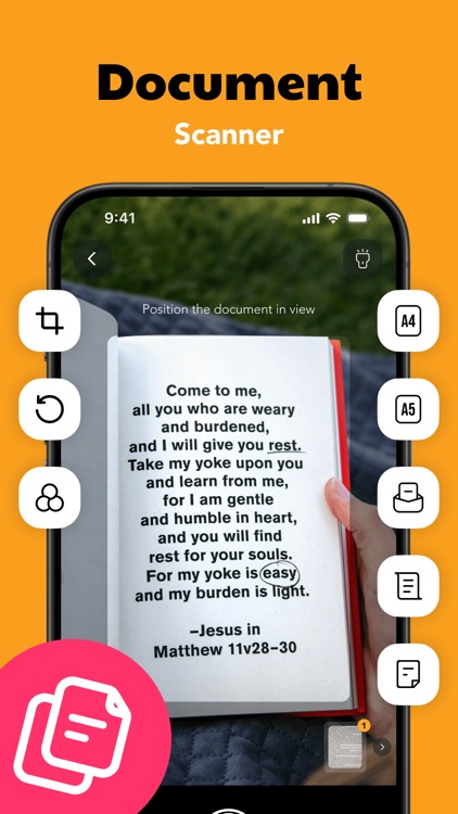 i Scan QR Code, PDF, OCR