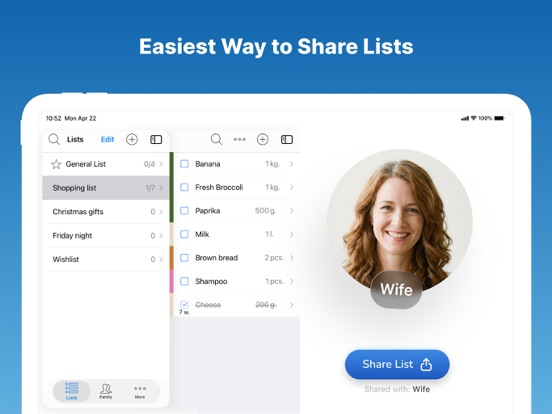 Shopping Share: Grocery List