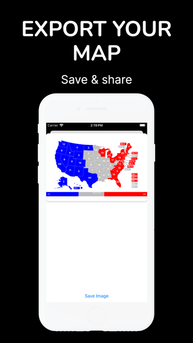 Electoral college map USA 2024 Screenshot