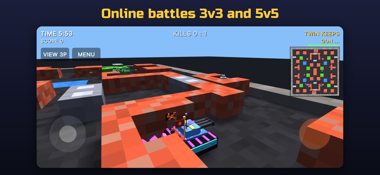 Screenshot 4 of Cube Siege: Voxel tanks