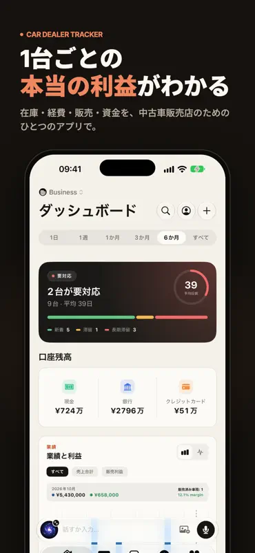 Car Dealer Tracker: 中古車管理 screenshot 1 of 8