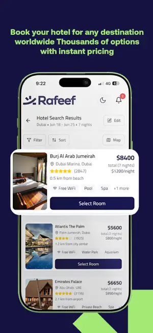 Rafeef Flights&Hotels Booking screenshot 3