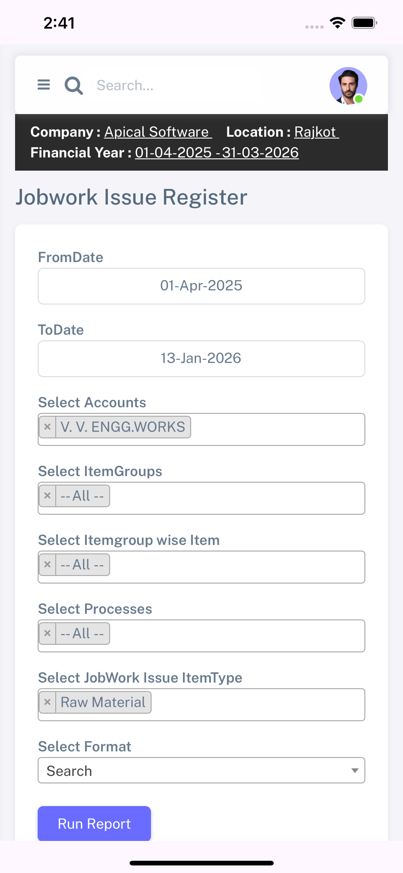 ApicalERP screenshot 5