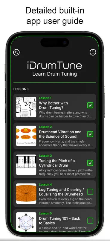 iDrumTune Precision Drum Tuner screenshot 8 of 8
