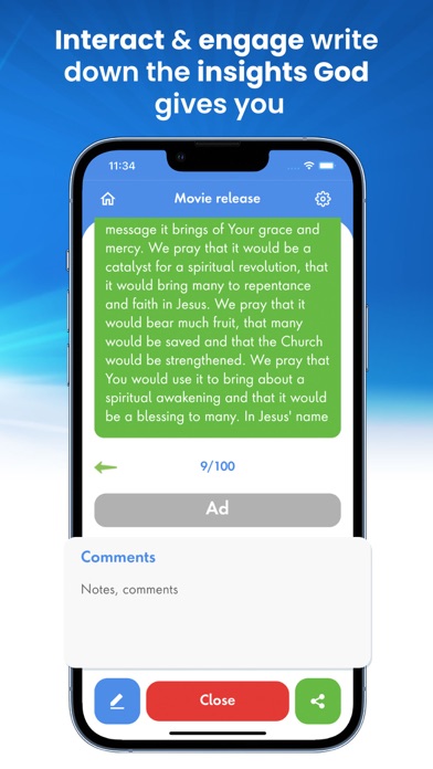 Pray the Bible - AI Assisted Screenshot
