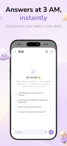 Esti: Baby Tracker & Diary screenshot