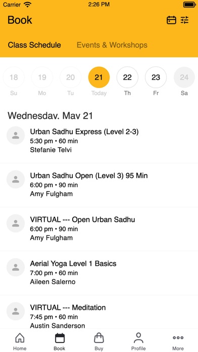 URBAN SADHU YOGA Screenshot