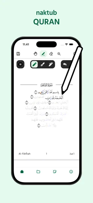 Naktub Quran - Write the Quran screenshot 1