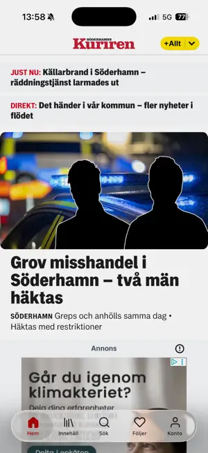 Söderhamns-Kuriren screenshot 1