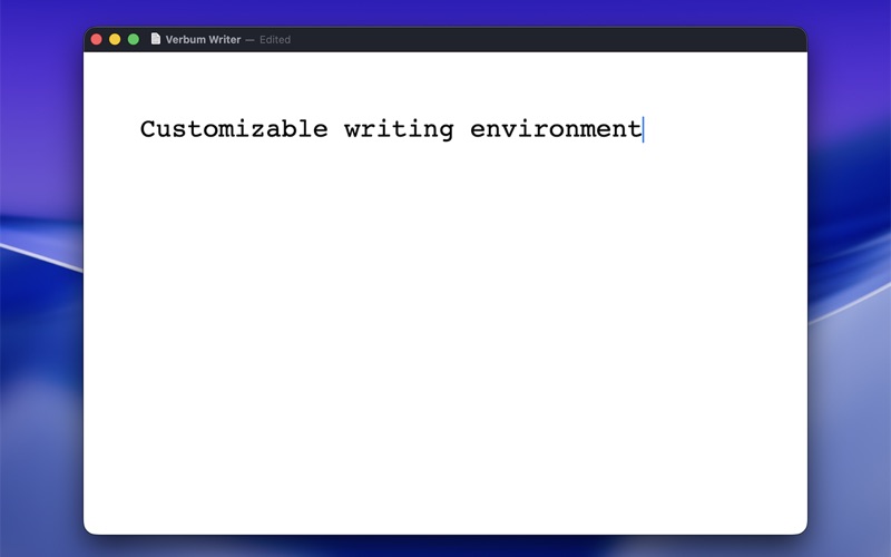 Verbum Writer screenshot
