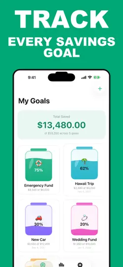 Capture d'écran de Savings Goal Tracker: Jars sur iPhone 1