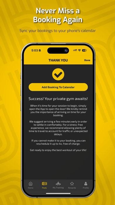 The Gym Pod Screenshot