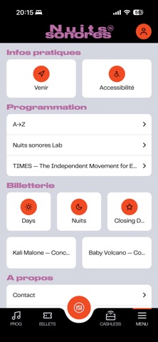 Nuits sonores 2026 screenshot