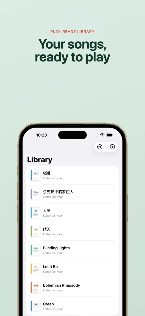 Screenshot #1 pour ChordMarker - Grilles Accords