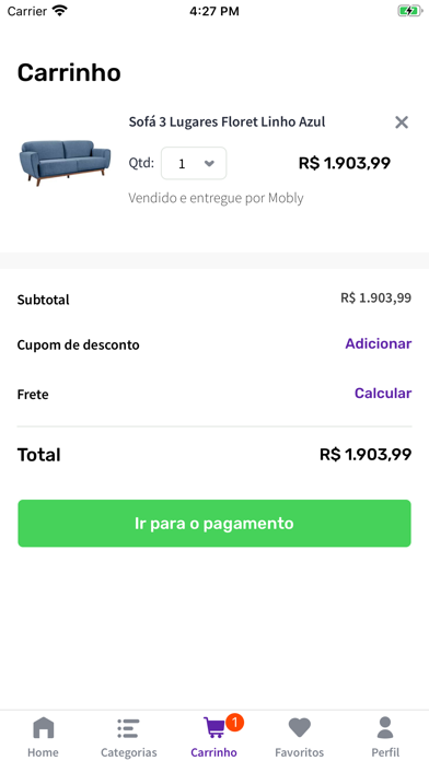 Mobly: decoração e móveis Screenshot