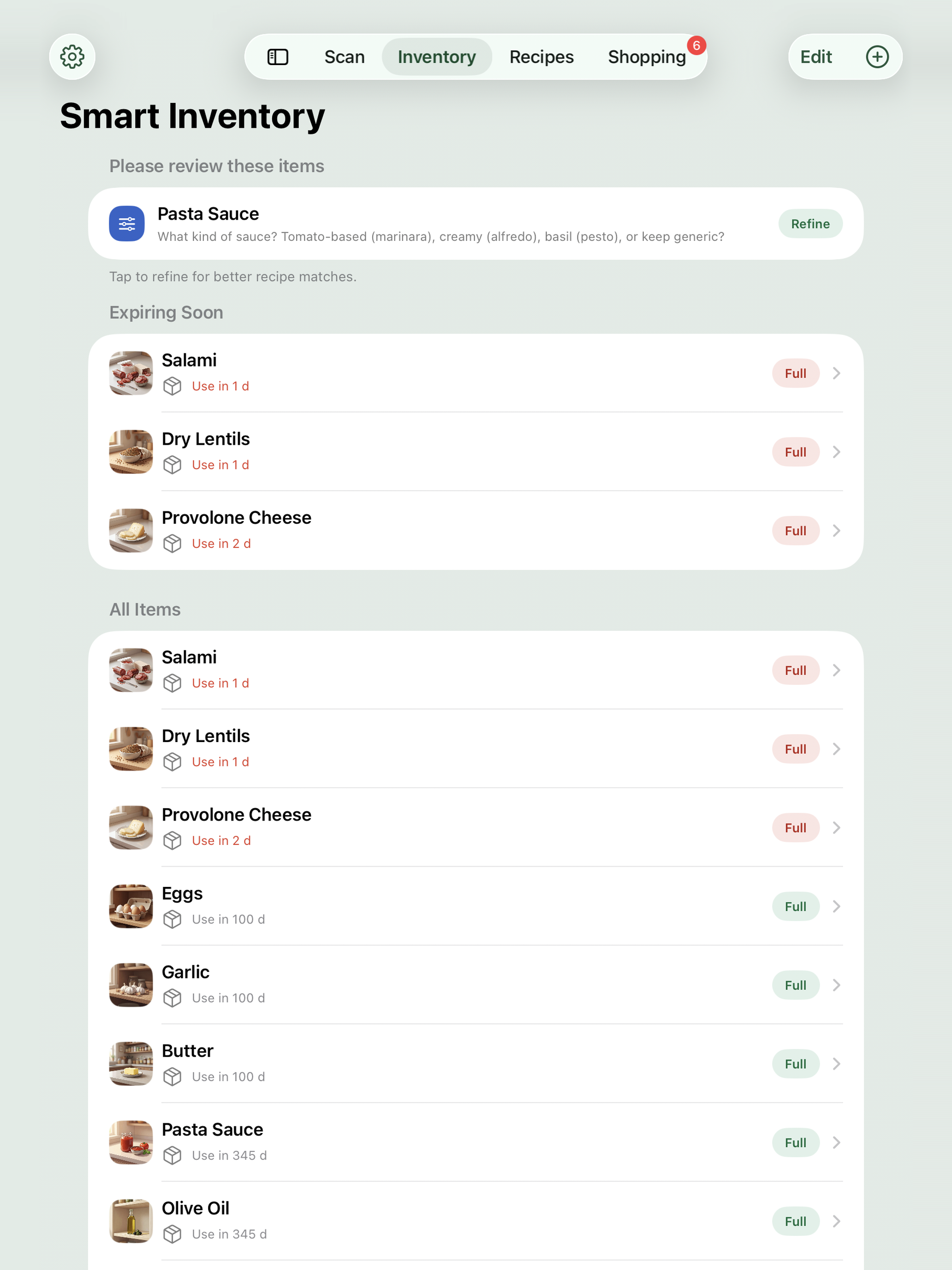 InStock Kitchen screenshot 10