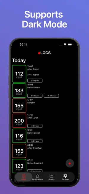 Diabetes Logs screenshot 3