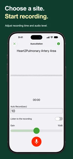 Auscultation Sound Recording screenshot 2