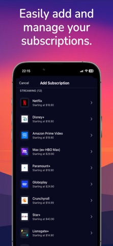 BeeTrack - Subscriptions Screenshot 3 of 5