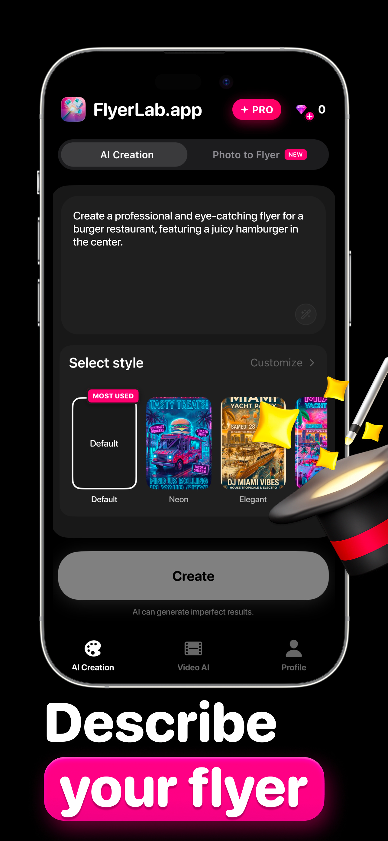 FlyerLab – AI Flyers & Posters